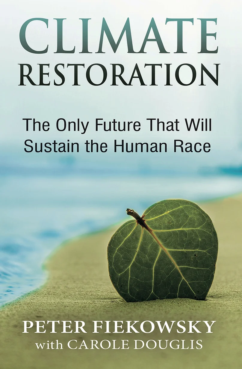 Climate restoration book jacket